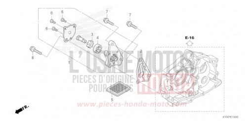 POMPE A HUILE CRF110FP de 2023